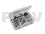 ALG014 - Rc Screwz Align 600 EFL Stainless Steel Screw Kit  